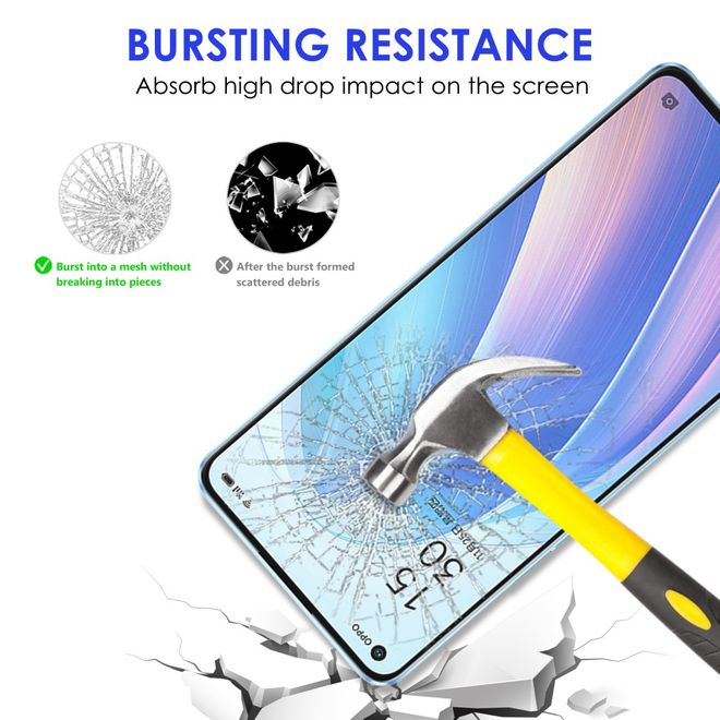 Oppo Reno7 Pro 5G Schutzglas Displayschutz - Panzer Glas - 0.3mm dick - transparent