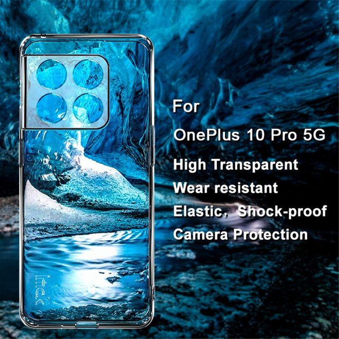 Imak - OnePlus 10 Pro Hülle - Softcase aus TPU - UX-5 Series - transparent