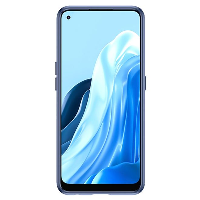 OnePlus Nord CE 2 5G Handyhülle - Carbon Fiber TPU Softcase Series - blau