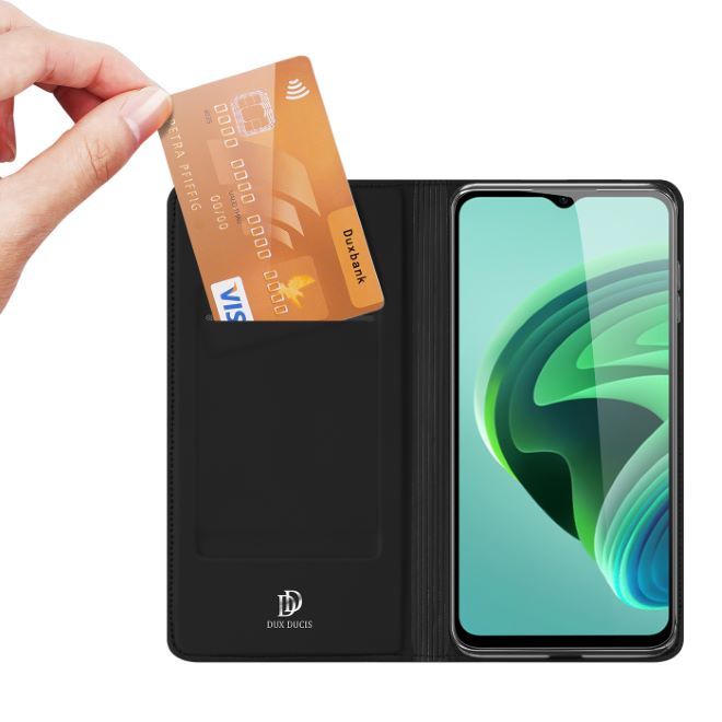 Dux Ducis - Xiaomi Redmi 10 5G Hülle - Handy Bookcover - Skin Pro Series - schwarz