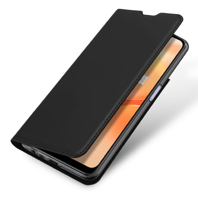 Dux Ducis - Realme C31 Hülle - Handy Bookcover - Skin Pro Series - schwarz