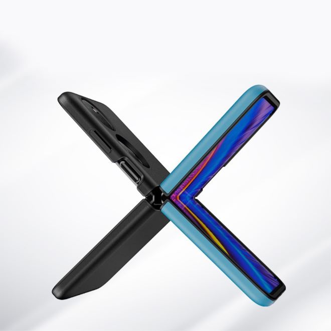 Huawei P50 Pocket Hülle - Ultraschlankes Kunststoff Case - schwarz