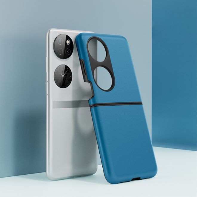 Huawei P50 Pocket Hülle - Ultraschlankes Kunststoff Case - blau