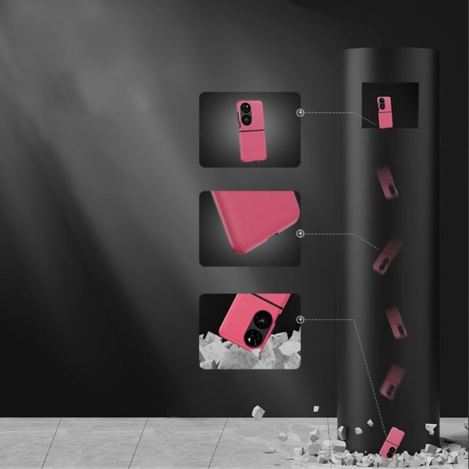 Huawei P50 Pocket Hülle - Ultraschlankes Kunststoff Case - blau