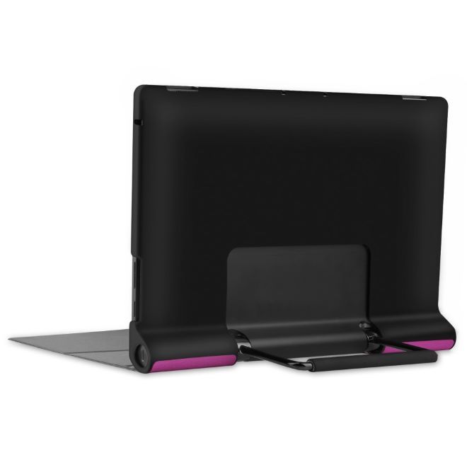 Étui Lenovo Yoga Tab 13 - Étui portefeuille en cuir avec support intégré - Violet