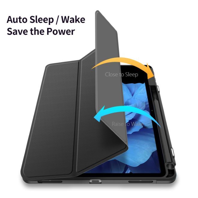 Dux Ducis - vivo Pad Hülle - Leder Bookcover - Toby Series - schwarz