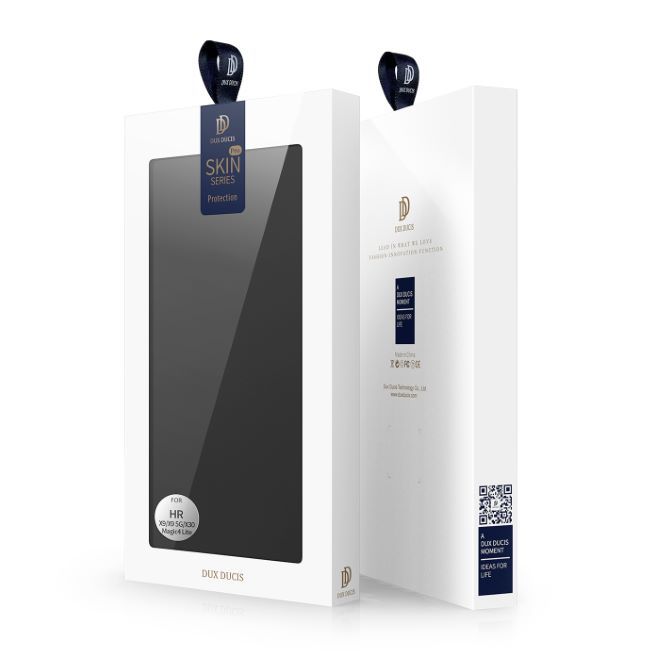 Dux Ducis - Honor Magic4 Lite Hülle - Handy Bookcover - Skin Pro Series - schwarz