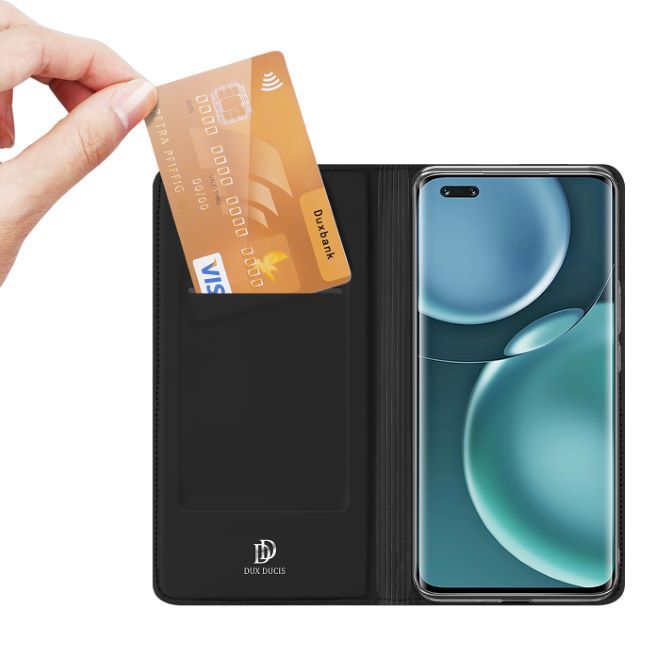 Dux Ducis - Honor Magic4 Pro Hülle - Handy Bookcover - Skin Pro Series - schwarz