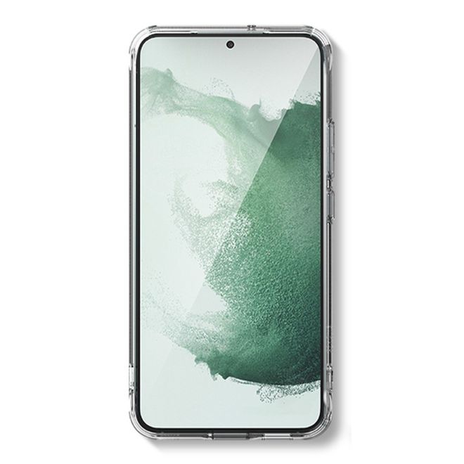 Samsung Galaxy S22+ Hülle - TPU Softcase mit Magnetring ähnlich MagSafe - transparent