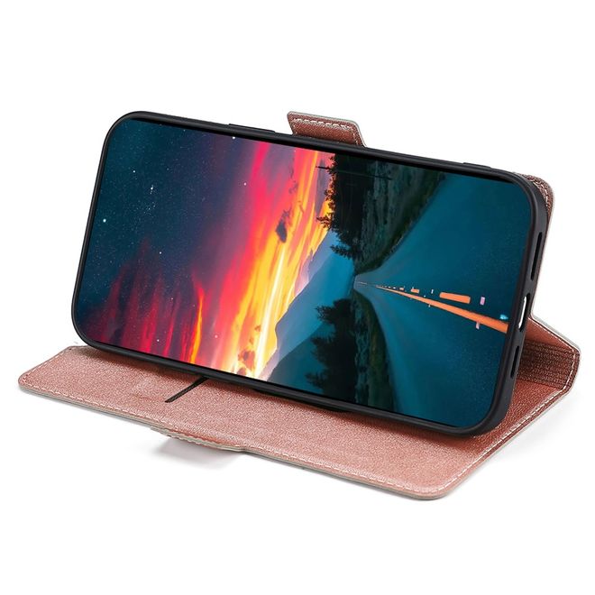 Honor Magic4 Pro Hülle - Kunstleder Bookcover - Classic VI Series - rosegold