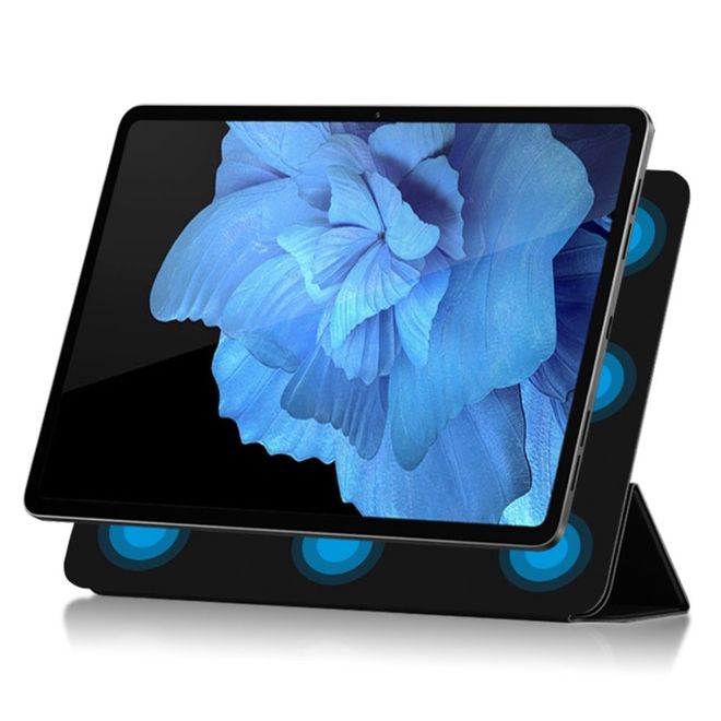 Vivo Pad Leder Hülle - dreifach faltbar - schwarz