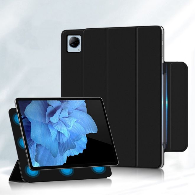 Vivo Pad Leder Hülle - dreifach faltbar - schwarz