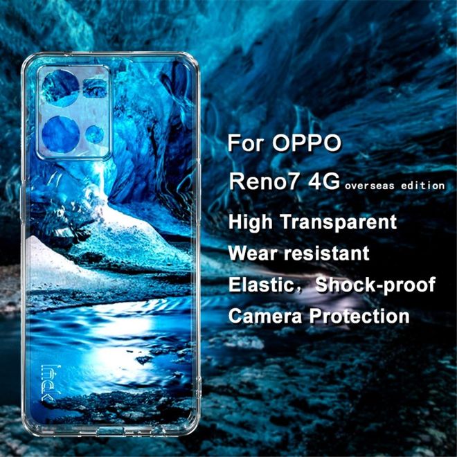 Imak - Oppo Reno7 4G Hülle - Softcase aus TPU - UX-5 Series - transparent