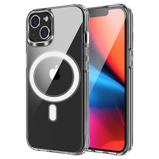 iPhone 14 Clear Case (PC/TPU) - MagSafe Series Case - Transparent