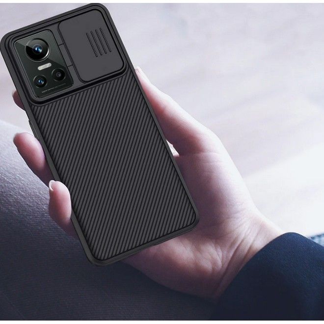 Nillkin - Realme GT Neo 3 Hülle - Plastik Hardcase - CamShield Series - schwarz