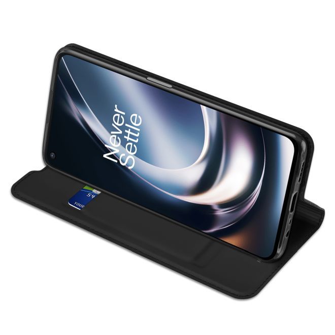 Dux Ducis - OnePlus Nord CE 2 Lite 5G Hülle - Handy Bookcover - Skin Pro Series - schwarz