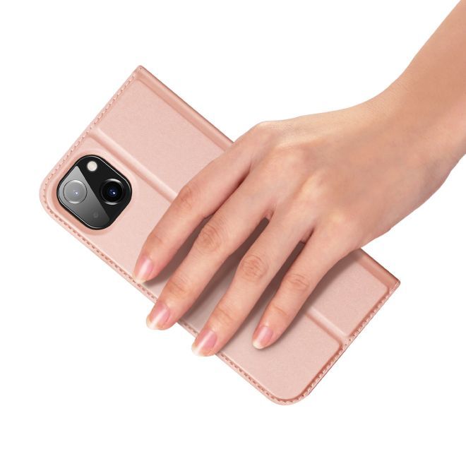 Dux Ducis - iPhone 14 Plus Hülle - Handy Bookcover - Skin Pro Series - rosa