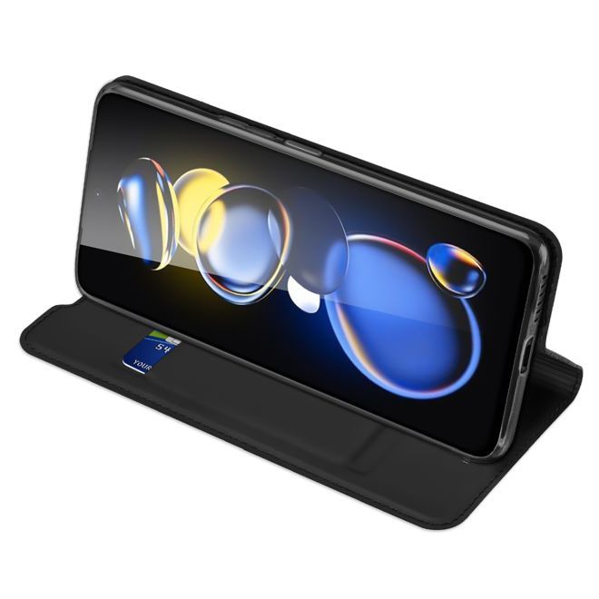 Dux Ducis - Xiaomi Poco X4 GT / Redmi Note 11T Pro / Pro Plus Hülle - Handy Bookcover - Skin Pro Series - schwarz