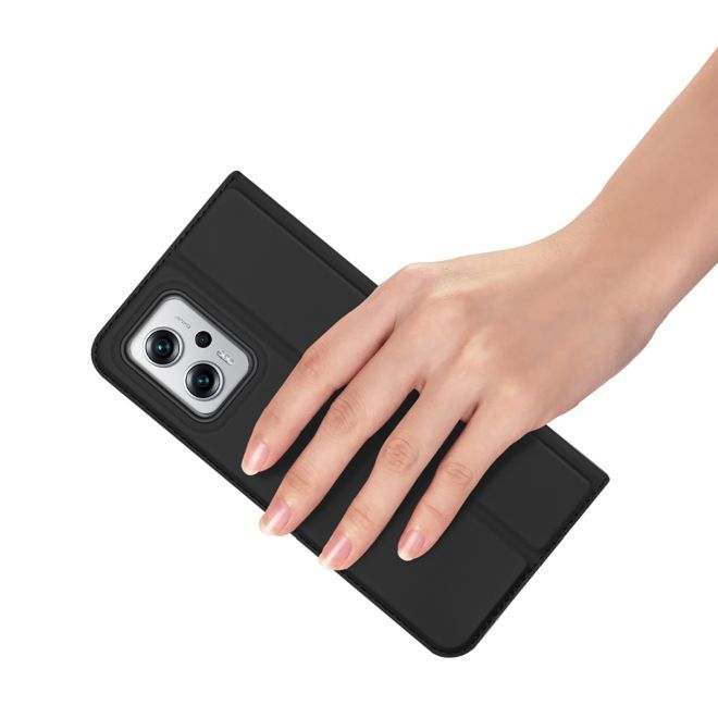 Dux Ducis - Xiaomi Poco X4 GT / Redmi Note 11T Pro / Pro Plus Hülle - Handy Bookcover - Skin Pro Series - schwarz