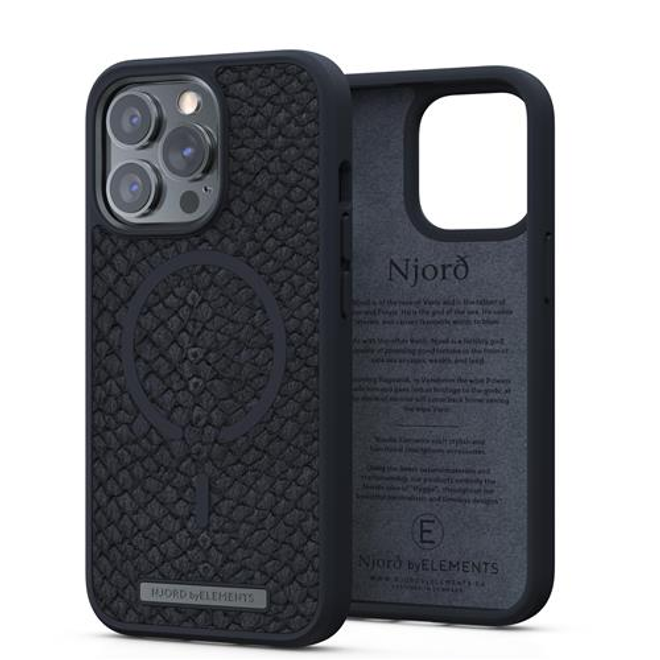 Njord - iPhone 13 Pro Designer Hülle - Hardcase aus Lachsleder - Vindur
