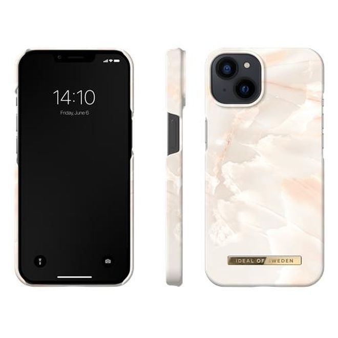 iDeal of Sweden - iPhone 14 Hülle - Printed Case - MagSafe kompatibel - Rose Pearl Marble