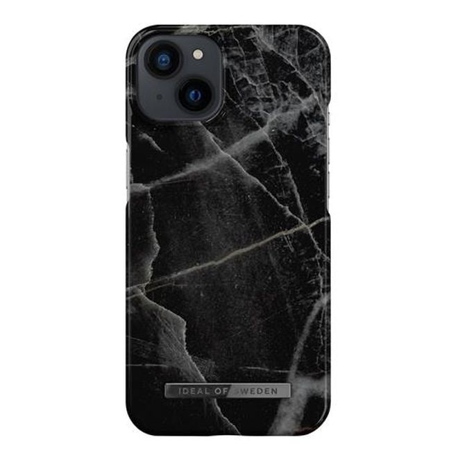 iDeal of Sweden - iPhone 14 Plus Hülle - Printed Case - MagSafe kompatibel - Black Thunder Marble