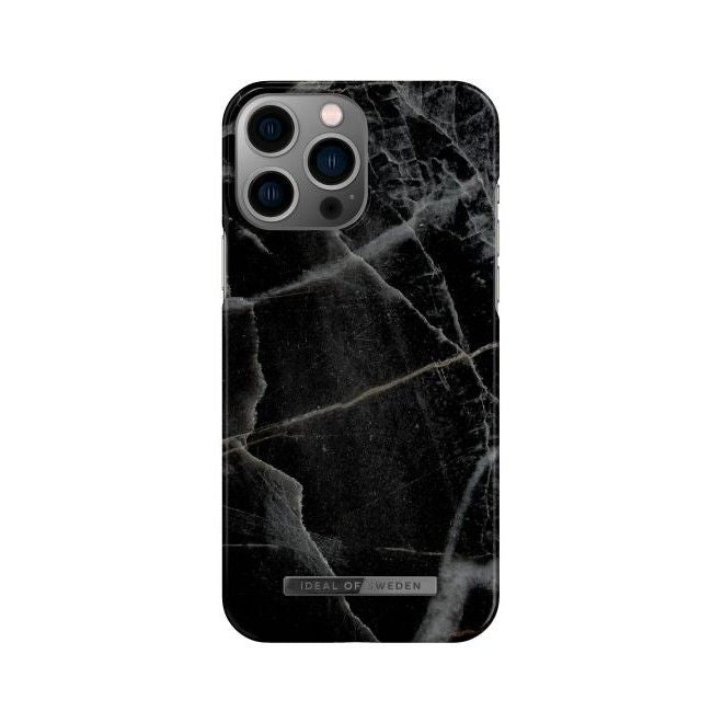 iDeal of Sweden - iPhone 14 Pro Max Hülle - Printed Case - Black Thunder Marble