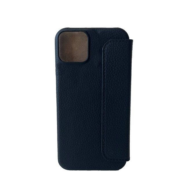 Mike Galeli Istanbul - iPhone 14 Pro Hülle - Echtleder Bookcover - Jeff - schwarz