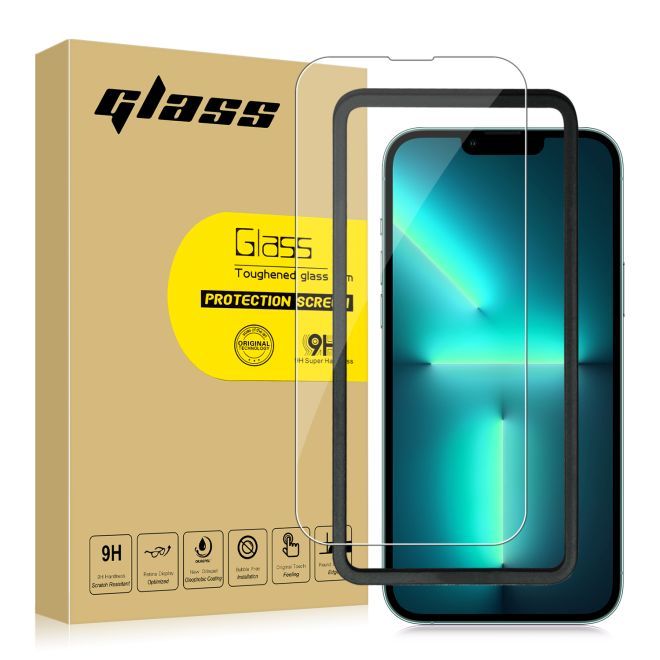 iPhone 14 Plus Schutzglas Displayschutz - 9H Panzer Glas, 0.3mm - transparent
