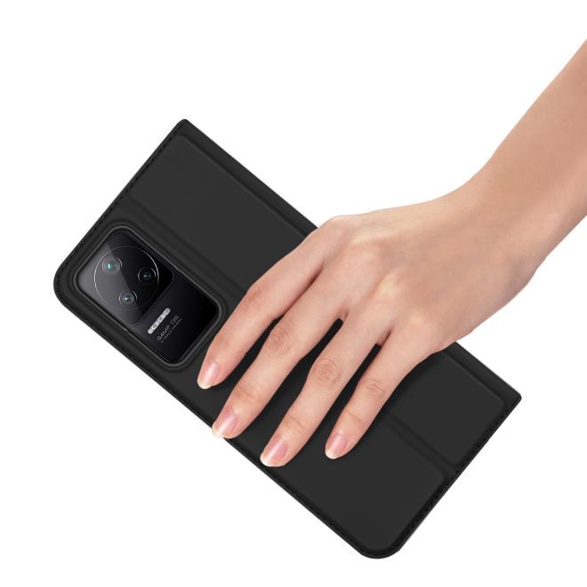 Dux Ducis - Xiaomi Poco F4 5G Hülle  - Handy Bookcover - Skin Pro Series - schwarz