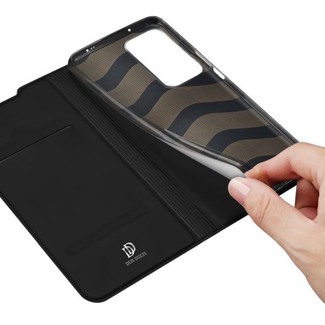 Dux Ducis - Xiaomi Poco F4 5G Hülle  - Handy Bookcover - Skin Pro Series - schwarz