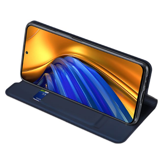 Dux Ducis - Xiaomi Poco F4 5G Hülle  - Handy Bookcover - Skin Pro Series - blau