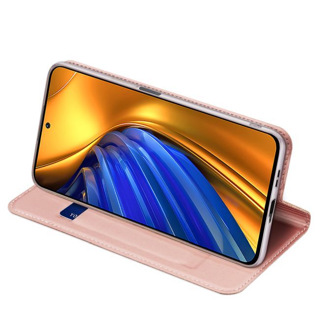 Dux Ducis - Xiaomi Poco F4 5G Hülle  - Handy Bookcover - Skin Pro Series - rosa