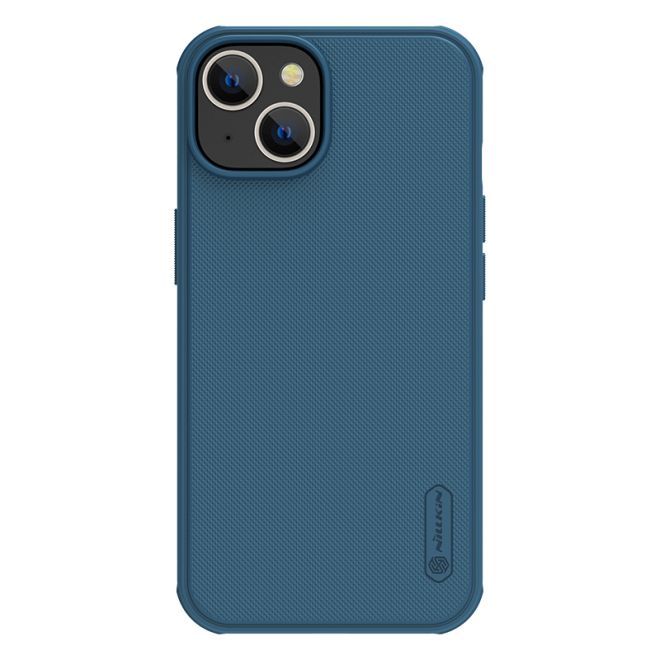 Nillkin - iPhone 14 Plus Hülle - Kunststoff Case - Super Frosted Shield Pro Series - blau