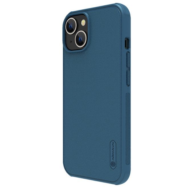 Nillkin - iPhone 14 Plus Hülle - Kunststoff Case - Super Frosted Shield Pro Series - blau