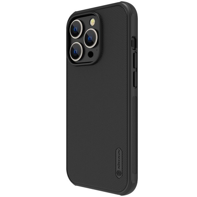 Nillkin - iPhone 14 Pro Max Hülle - Kunststoff Case - Super Frosted Shield Pro Series - schwarz