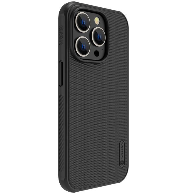 Nillkin - iPhone 14 Pro Max Hülle - Kunststoff Case - Super Frosted Shield Pro Series - schwarz