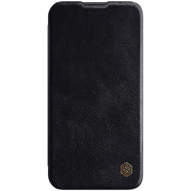 Nillkin - iPhone 14 Plus Hülle - Leder Book Case - Qin Pro Series - schwarz