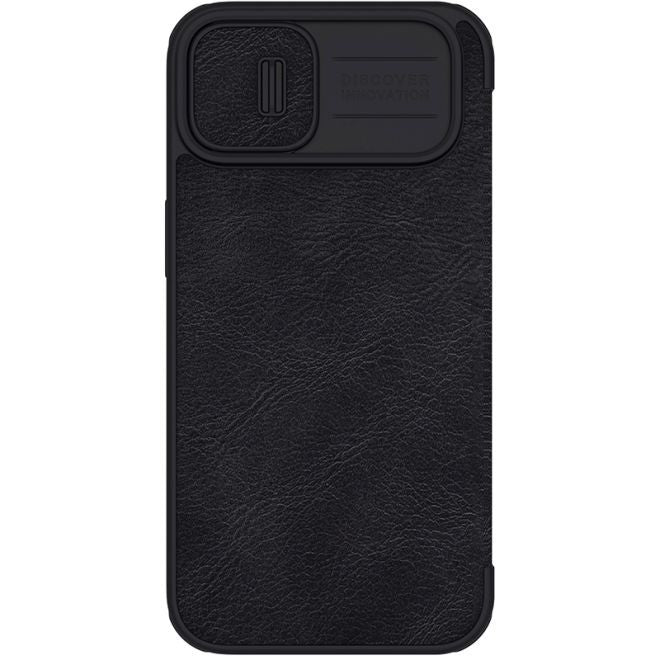 Nillkin - iPhone 14 Plus Hülle - Leder Book Case - Qin Pro Series - schwarz