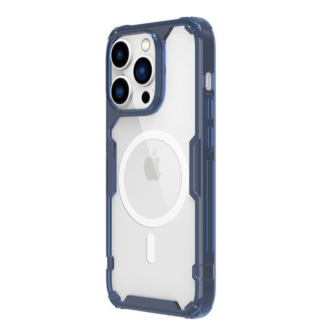 Nillkin - iPhone 14 Pro Hülle - TPU Soft Case - Nature Soft MagSafe Series - blau