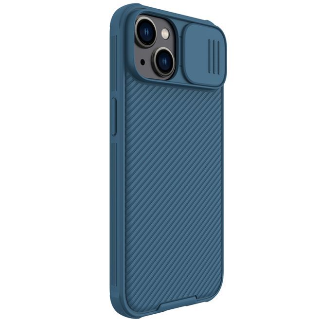 Nillkin - iPhone 14 Plus Hülle - Kunststoff Hardcase - CamShield Pro Series - blau