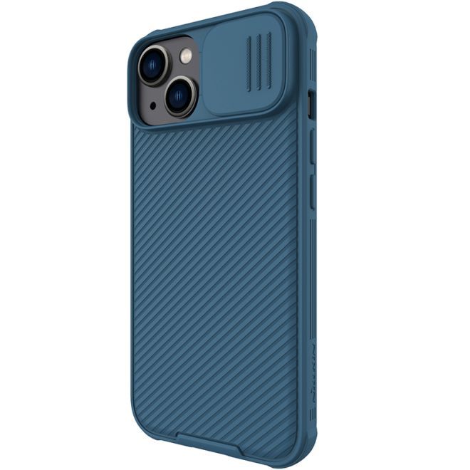 Nillkin - iPhone 14 Plus Hülle - Kunststoff Hardcase - CamShield Pro Series - blau
