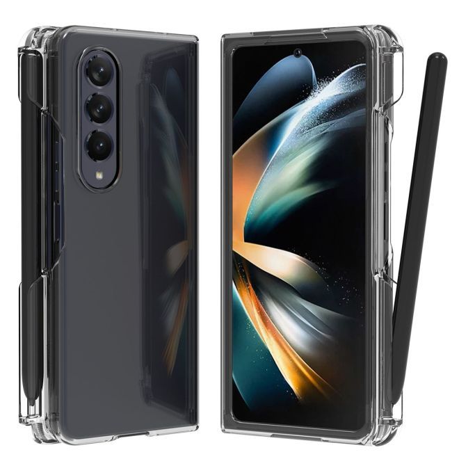 Araree - Samsung Galaxy Z Fold4 Schutzhülle - mit S-Pen Halterung - Nukin P Series - Made in Korea - transparent