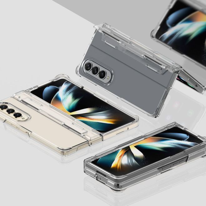 Araree - Samsung Galaxy Z Fold4 Schutzhülle Hardcase - 360 Nukin Series - Made in Korea - transparent