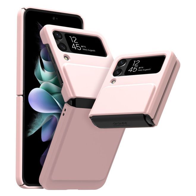 Araree - Samsung Galaxy Z Flip4 Hülle - Case aus Plastik - Aero Flex Series - Made in Korea - rosa