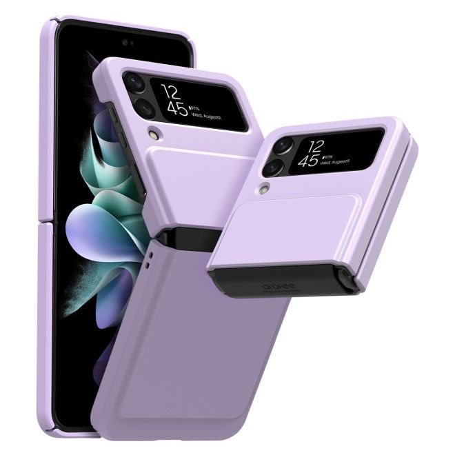 Araree - Samsung Galaxy Z Flip4 Hülle - Case aus Plastik - Aero Flex Series - Made in Korea - purpur