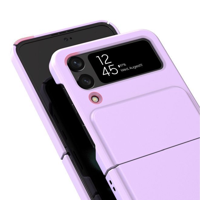Araree - Samsung Galaxy Z Flip4 Hülle - Case aus Plastik - Aero Flex Series - Made in Korea - purpur