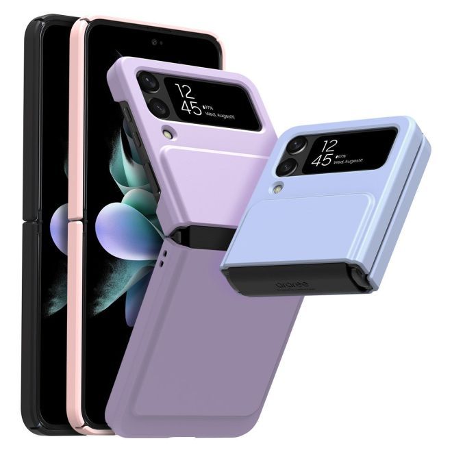 Araree - Samsung Galaxy Z Flip4 Hülle - Case aus Plastik - Aero Flex Series - Made in Korea - purpur