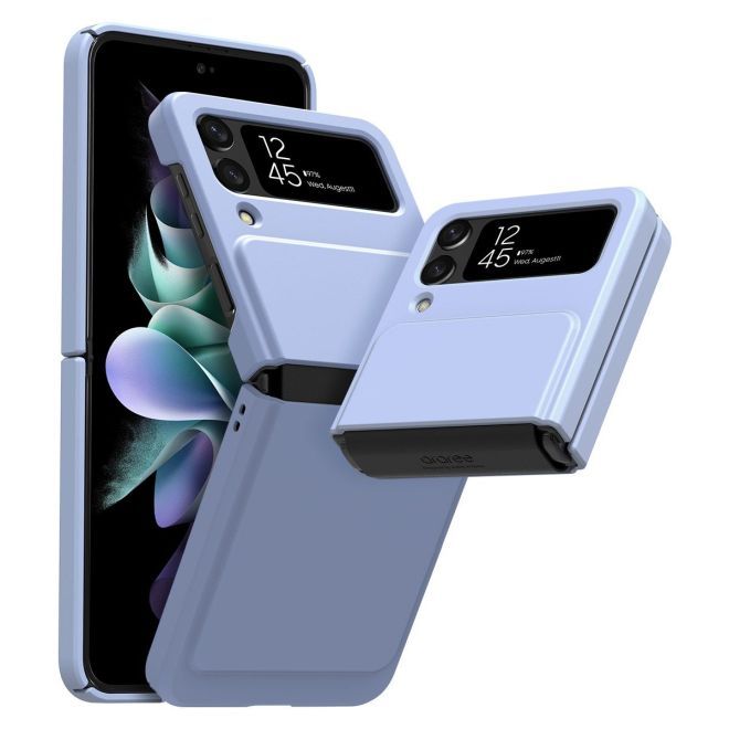 Araree - Samsung Galaxy Z Flip4 Hülle - Case aus Plastik - Aero Flex Series - Made in Korea - blau