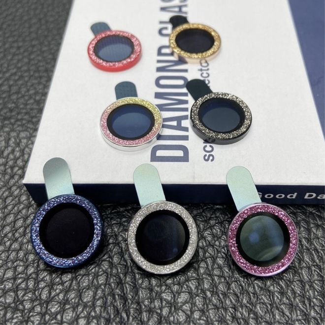 iPhone 14 Plus Kameralinsen Schutzglas - Schutz für 2-fach Kamera - Camera Lens Bling Series - schwarz